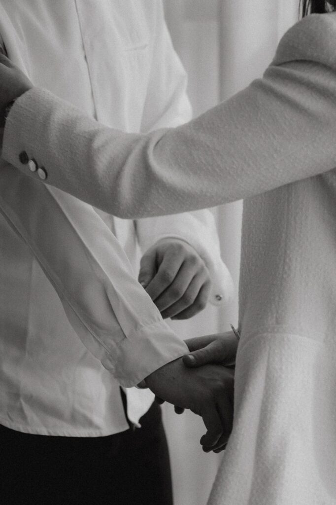 The chef’s hands